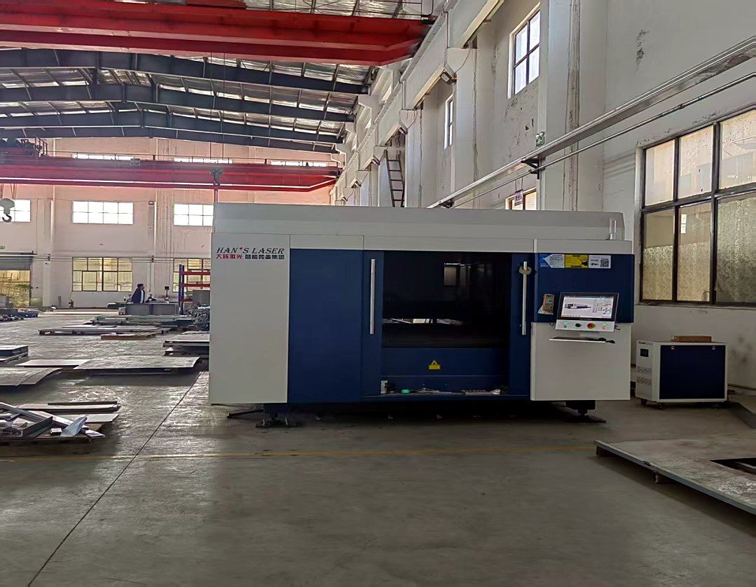 Fiber laser cutting a prototype sheet metal part